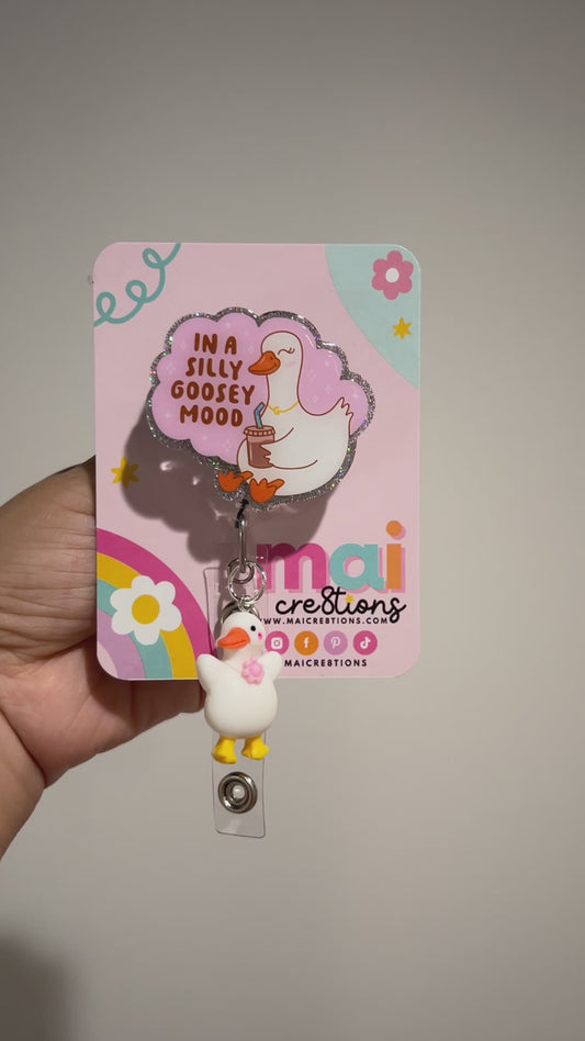 Silly goose badge reels