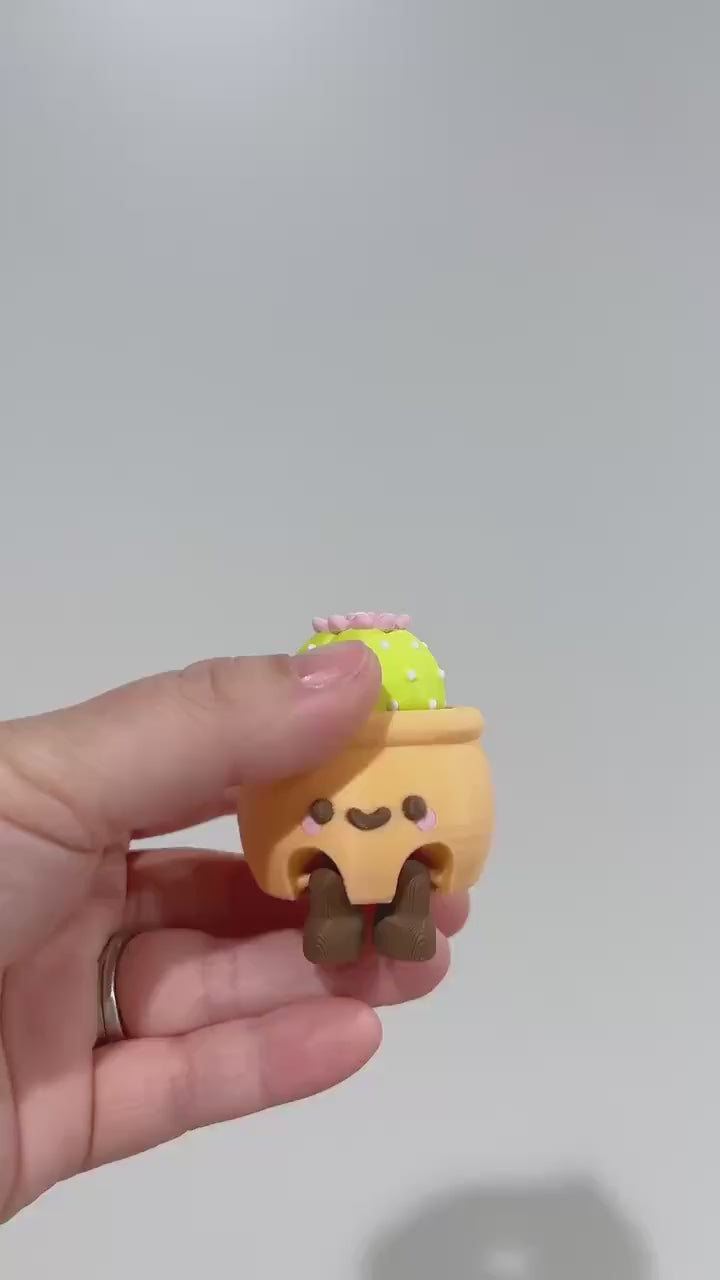Cactus pot fidget clicker 3D printed fidget clickers