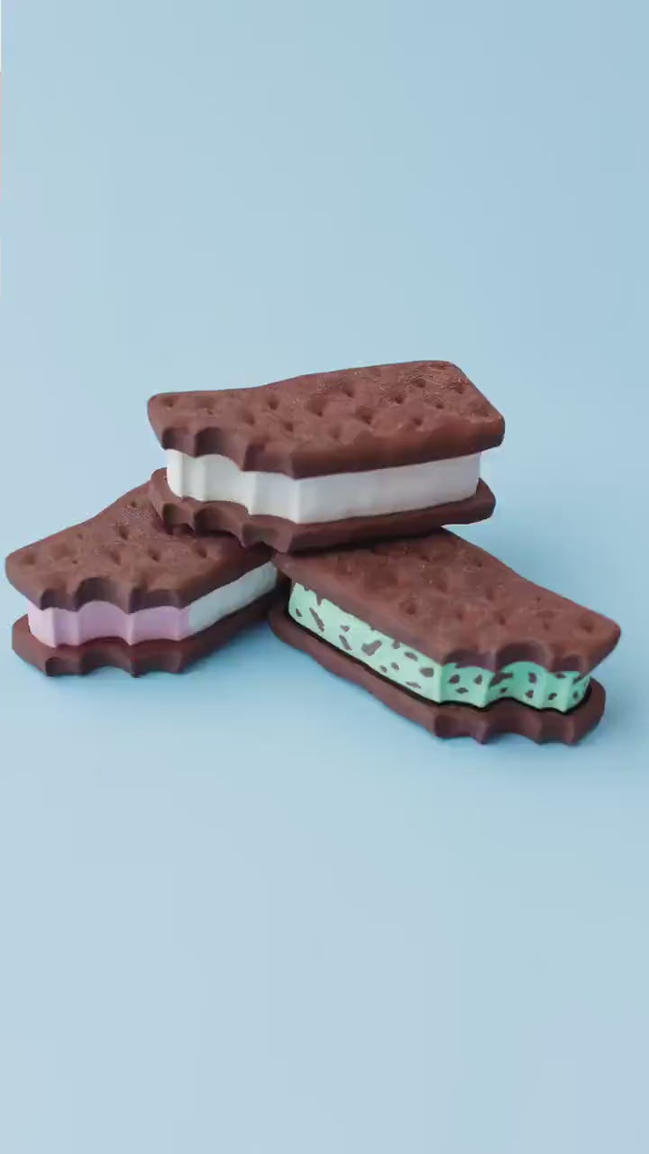 Ice cream sandwich Fidget clicker toy Trendy 3D printed fidget