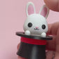 Bunny magic hat fidget clicker 3D printed cute fidget clicker
