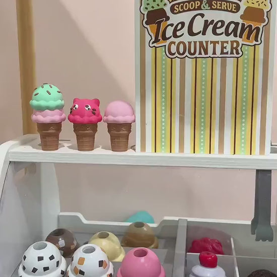 Ice cream Fidget clicker toy Trendy 3D printed fidget