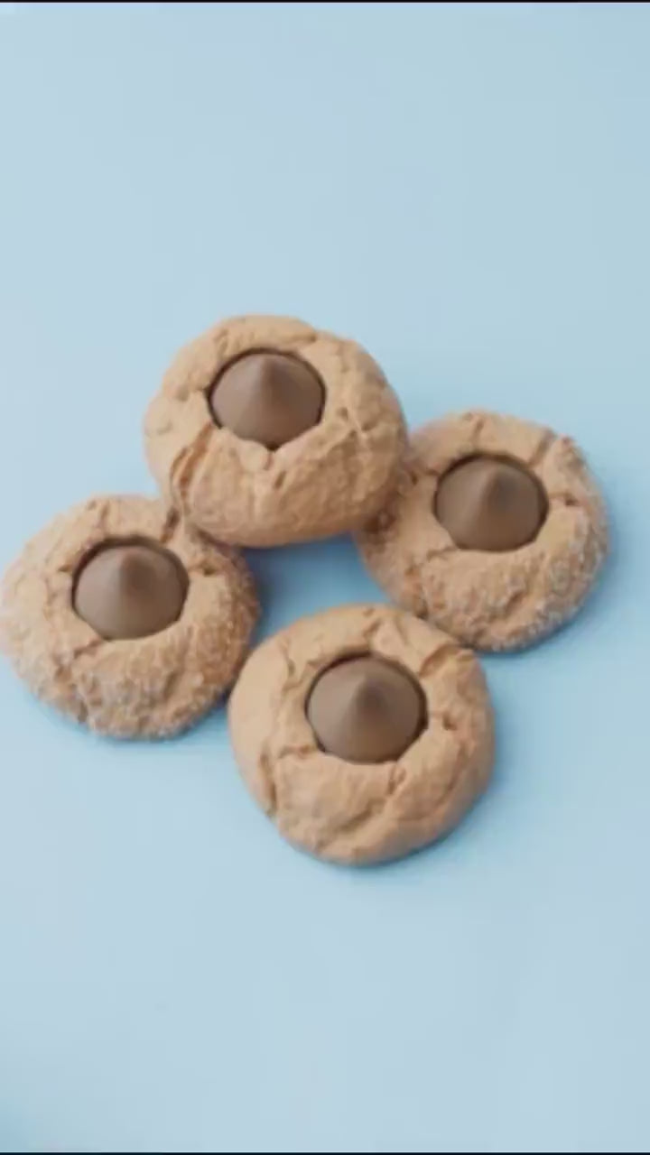 Peanut butter blossom cookie Fidget clicker toy Trendy 3D printed fidget