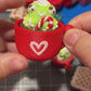 Christmas 3D printed fidget clicker Frog hot cocoa fidget clicker Ginger bread house fidget clicker