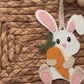 Easter Basket Name Tag Personalized Easter Basket Name Tag for Kids Easter Bunny Carrot Name Tag