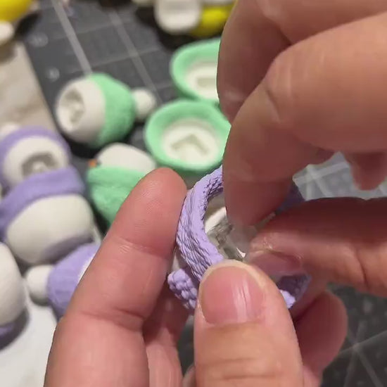 Snow man Fidget clicker toy Trendy 3D printed fidget
