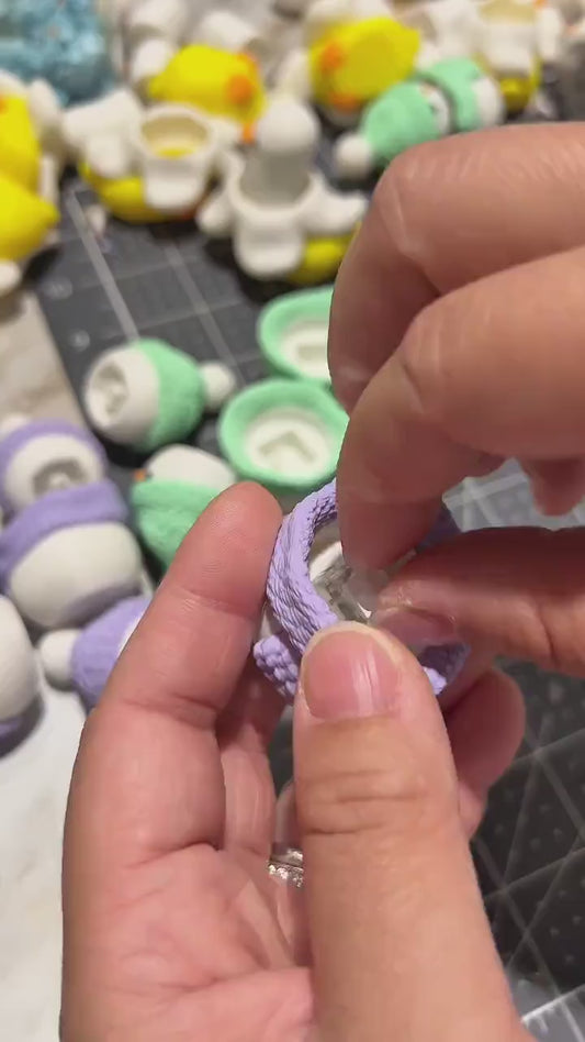 Snow man Fidget clicker toy Trendy 3D printed fidget