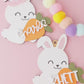 Easter Basket Name Tag Personalized Easter Basket Name Tag for Kids Easter Bunny Carrot Name Tag