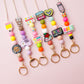 silicone beaded teacher lanyard