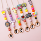 silicone beaded teacher lanyard