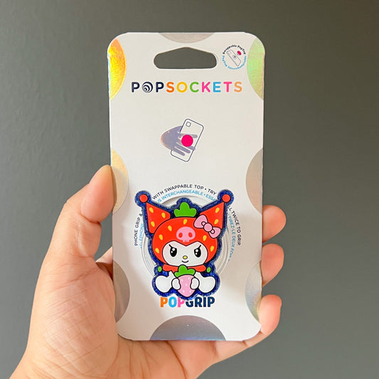 Kuromi Strawberry Phone Grip