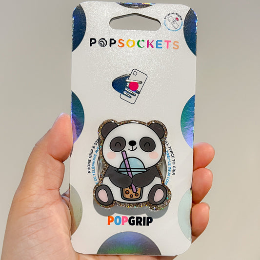 Panda Boba Phone Grip