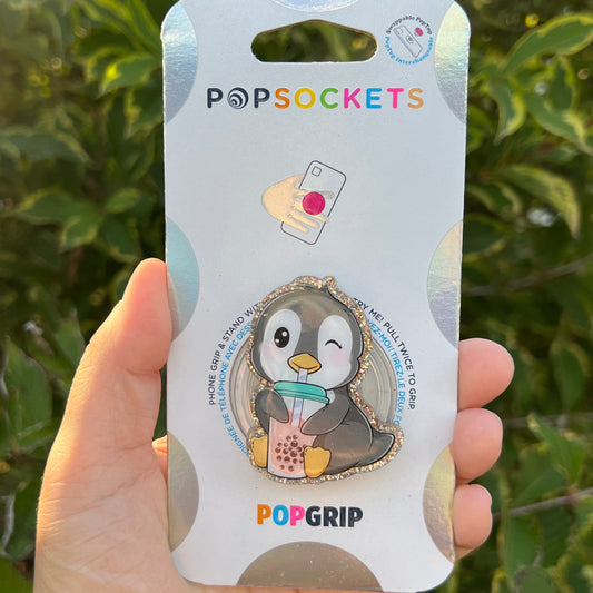 Penguin Boba Phone Grip